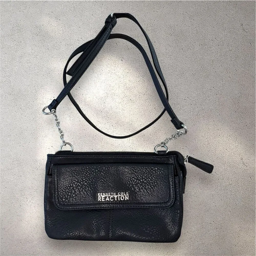 Kenneth Cole Reaction Black Mini Crossbody Bag